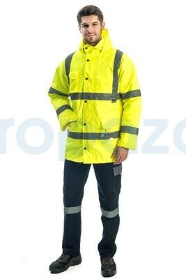 ​Everest Hi-Vis Long Jacket Yüksek Görünürlüklü Parka 4110 - 5