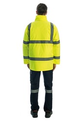 ​Everest Hi-Vis Long Jacket Yüksek Görünürlüklü Parka 4110 - 6