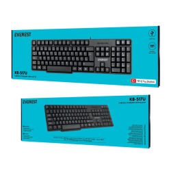 EVEREST KB-517U SİYAH USB Q KLAVYE - 5