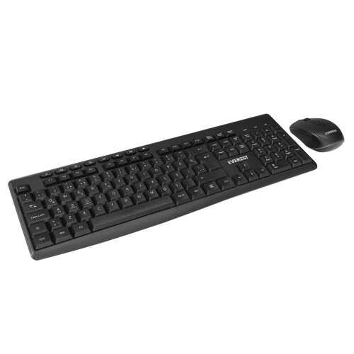 EVEREST KM-719 SİYAH KABLOSUZ Q KLAVYE + MOUSE - 2
