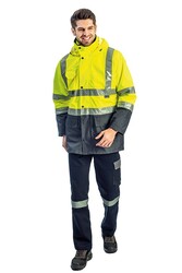 Everest Plus Hi-Vis Two-Tone 5in1 Parka 4108 - 6