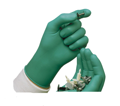 Faba Green 605 Pudrasız Yeşil Nitril Eldiven - 1