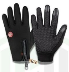 Fermuarlı Motosiklet Bisiklet Scooter Eldiveni - Cosywolf