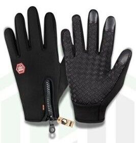 Fermuarlı Motosiklet Bisiklet Scooter Eldiveni - 1