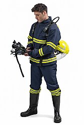 Fighter Suit 0025 İtfaiyeci Kıyafeti - 10