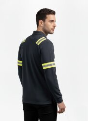 Fireproof Polo Yaka Sweatshirt – ARC & Alev Geciktirici Koruyucu Üst - 2