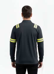 Fireproof Polo Yaka Sweatshirt – ARC & Alev Geciktirici Koruyucu Üst - 7