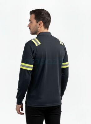 Fireproof Polo Yaka Sweatshirt – ARC & Alev Geciktirici Koruyucu Üst - 12