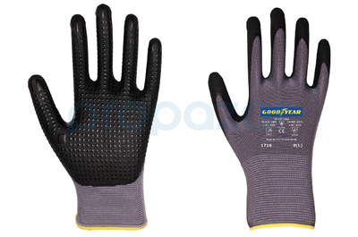 GOODYEAR 1716 Mikro Köpük 1/4 Kaplı Dotlu İş Eldiveni - 1