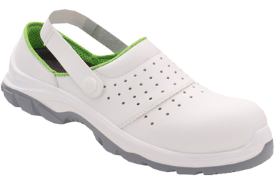 Gripper Beyaz GPR-203 S1 Beyaz Sandalet Terlik Tip İş Ayakkabısı - 1