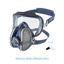 GVS Elipse SPR405 P3 Aktif Karbonlu Tam Yüz Maske Koku Filtreli - 6