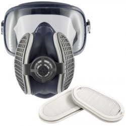 GVS Elipse SPR406 P3 Integra Gözlüklü Toz Maskesi Tam Yüz Maske - 3