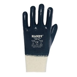 Handy HN-08 Nitril Tam Kaplama Eldiven Lacivert - Handy İş Eldivenleri