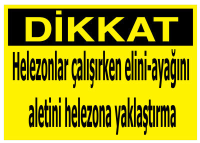 Helezonlar Çalışırken El Ayak ve Aletini Helezona Yaklaştırma - 1