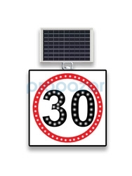 Hız Limiti 30km/h Akülü Solar Levha MFK 9617 - 2