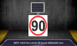 Hız Limiti 90Kmh Akülü Solar Levha MFK 9620 - 1