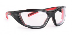 İnfield 9614 155 Combor Black/Red PC AF UV Koruyucu Gözlük - 1