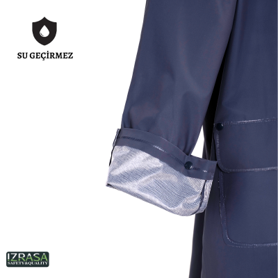 Izrasa NM-05 PVC 32mm Astarlı Yağmurluk Lacivert - 3