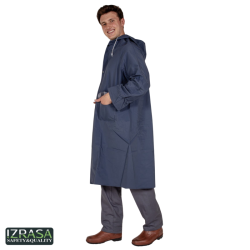 Izrasa NM-05 PVC 32mm Astarlı Yağmurluk Lacivert - 7