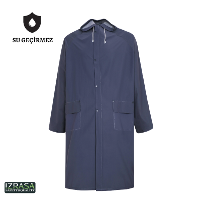 Izrasa NM-05 PVC 32mm Astarlı Yağmurluk Lacivert - 8