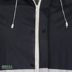 Izrasa NM-05/R Reflektörlü Pardesü Yağmurluk Lacivert - 2