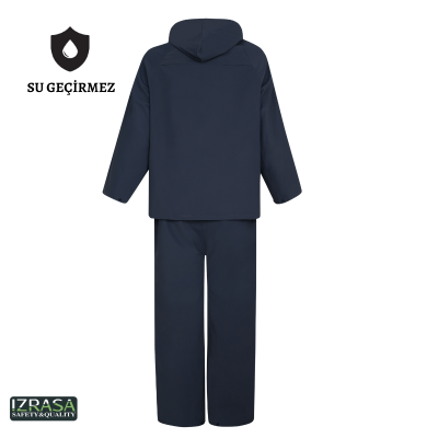 Izrasa NM-09 PVC Astarlı Yağmurluk Takımı Lacivert - 2