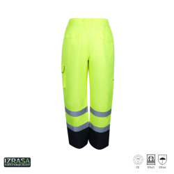 Izrasa NT-187 Yüksek Görünürlüklü Pantolon Sarı - 2