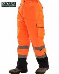 Izrasa NT-187 Yüksek Görünürlüklü Pantolon Turuncu - 3