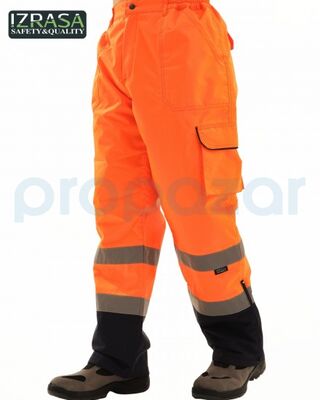 Izrasa NT-187 Yüksek Görünürlüklü Pantolon Turuncu - 3