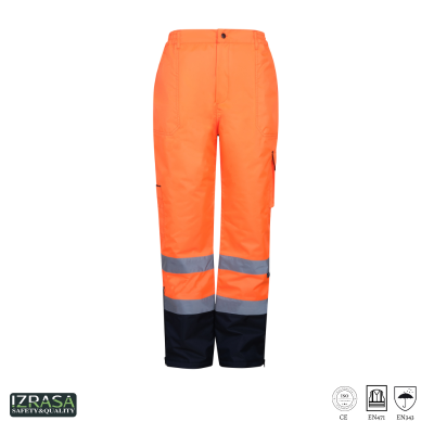 Izrasa NT-187 Yüksek Görünürlüklü Pantolon Turuncu - 1