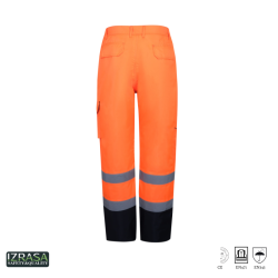 Izrasa NT-187 Yüksek Görünürlüklü Pantolon Turuncu - 2