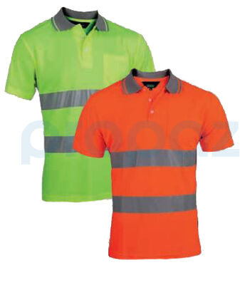 Izrasa NTS01 Yüksek Çözünürlüklü Polo T-Shirt Neon Turuncu - 1