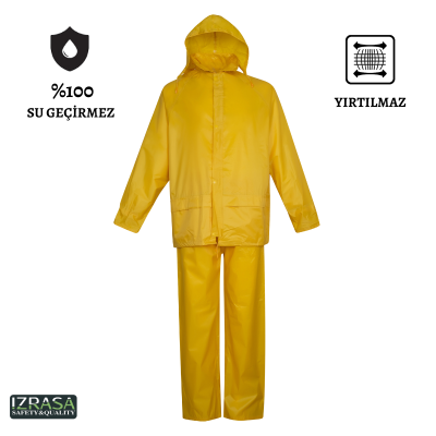 Izrasa SI-01 Takım Yağmurluk Sarı - 2