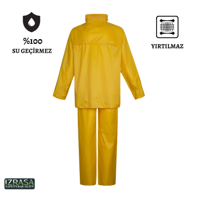 Izrasa SI-01 Takım Yağmurluk Sarı - 4