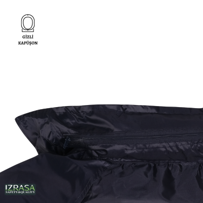 Izrasa SJ-04C İmperteks Reflektörlü Yağmurluk Lacivert - 3