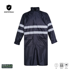 Izrasa SJ-04C İmperteks Reflektörlü Yağmurluk Lacivert - 4
