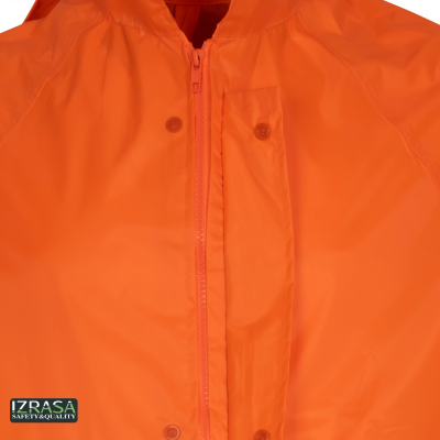 Izrasa SJ-04A İmperteks Reflektörlü Yağmurluk Neon Turuncu - 3