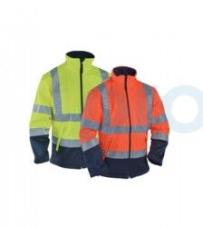 Izrasa Yüksek Görünümlü Ref Softshell Mont SM-01/02 Neon Turuncu - 1