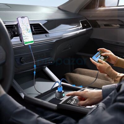 JOYROOM JR-CCN01 60W 1A+1C CAR CHARGER BLACK - 4