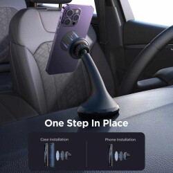 JOYROOM JR-ZS356 UNIVERSAL MAGNETIC CAR HOLDER BLACK - 5