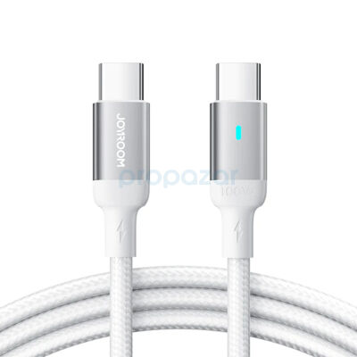 JOYROOM S-A10 100W TYPE C-TYPE C CABLE 1.2M WHITE - 1