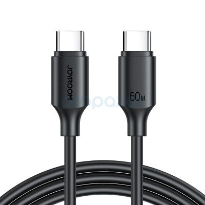 JOYROOM S-CC060A9 60W TYPE C-TYPE C 0.25M-BLACK - 1