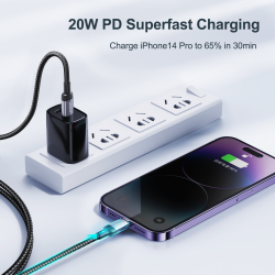 JOYROOM S-CL020A10 20W TYPE C-LIGHTNING 1.2M-BLACK - 2