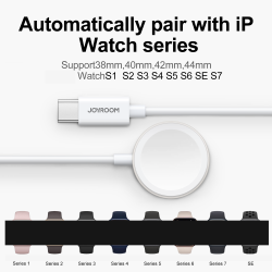 JOYROOM S-IW004 TYPE C-IP SMART WATCH 1.2M-WHITE - 2