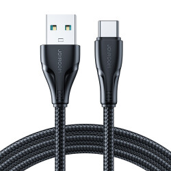 JOYROOM S-UC027A11 3A USB A-TYPE C 1.2M-BLACK - 1