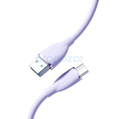 JOYROOM SA29-AC3 3A USB A-TYPE C 1.2M-PURPLE - 1