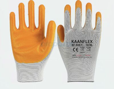 Kaanflex Sarı Nitril İş Eldiveni KF-444-Y - 1