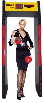 Secuda SEC 250 Kapı Tipi Metal Dedektörü | 9 Bölgeli Güvenlik Kapısı - 1
