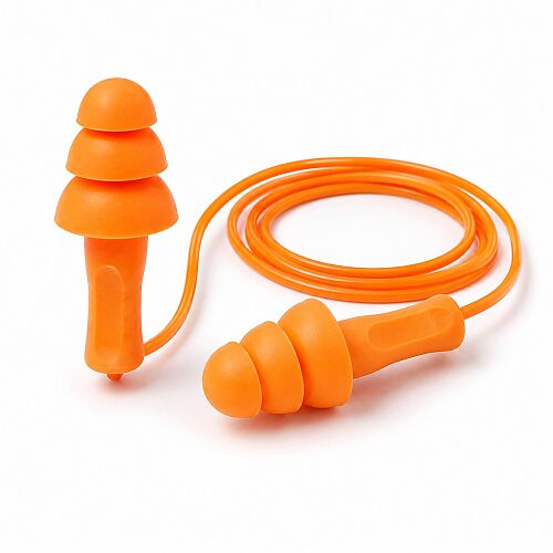 KEEP JY118C TPR İpli Çam Tipi Kulak Tıkacı Turuncu - 1