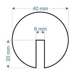 Kenar Köşe Koruyucu A1 - Model A - 1 Metre - 40X20X6Mm - Tip : B - 5